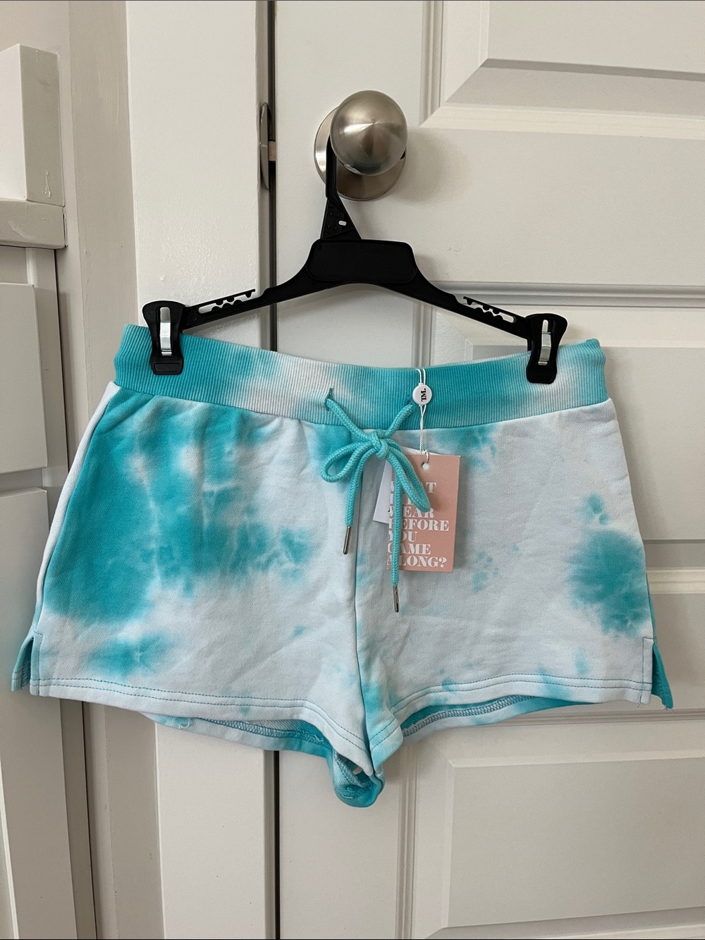 Tiger Mist Aqua Tie-Dye Lounge Shorts